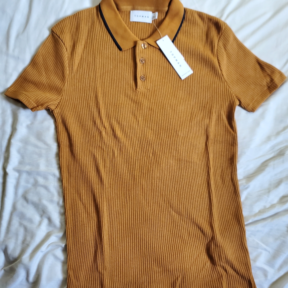Men's Mustard Polo Shirt